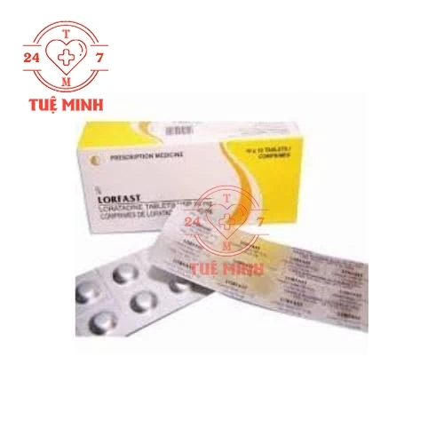 Lorfast 10mg Cadila - Thuốc điều trị viêm mũi dị ứng